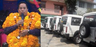 काँग्रेस नेता कान्छारामको पैसा फिर्ता गर्दै जनताले नै किने एम्बुलेन्स