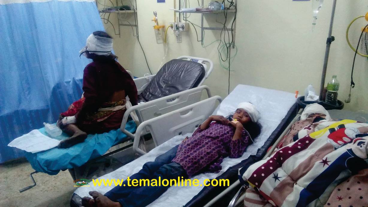 काभ्रेमा टिफर दुर्घटना, ३९ जना घाइते, २ को मृत्यु, विरामीको अवस्था बुझ्ना सांसद बमध्वज अस्पतालमा
