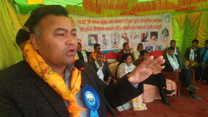 Ashok Byanju ‘तामाङ भाषाको प्रशिक्षक व्यवस्था गर्छ’ धुलिखेल नगर प्रमुख व्याञ्जु