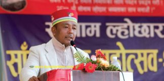 तेमालमा लालध्वजले भने, ‘गाईको साँप्रो कोसेली लाने तामाङको चलान नरोक’