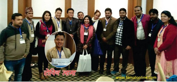 Robin lama G राष्ट्रिय युवा नेतृत्व अध्ययन कार्यक्रमको दोश्रो सत्रका लागि सिन्धुपाल्चोकका रबिन छनौट