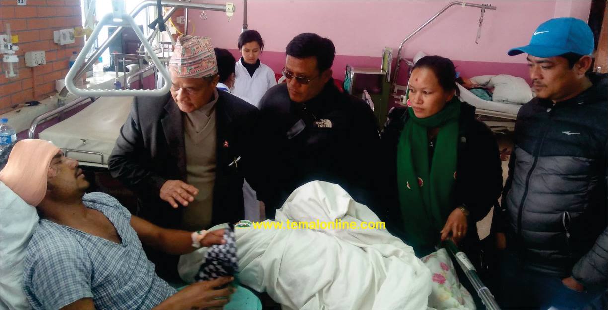 तेमाल गापाको निर्णयः ‘टुप्पीडाँडा दुर्घट्नाका घाइतेहरुलाई ५० प्रतिशत राहत’