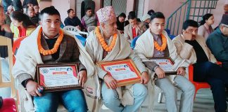 पत्रकारहरु केसीद्वय डाँडापारी पत्रकारीता पुरस्कारबाट सम्मानित