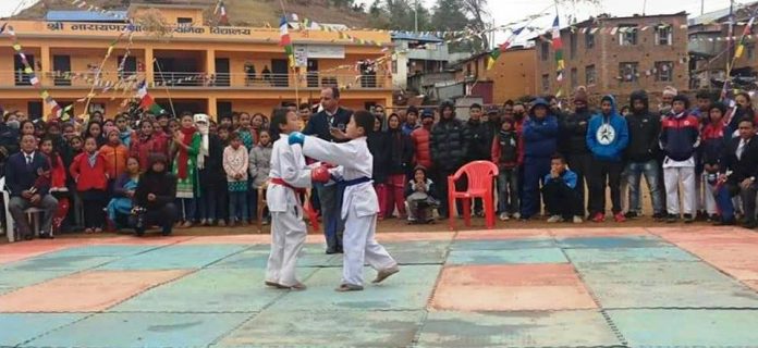 तेमालमा कराँते तथा किक बक्सिङ प्रतियोगिता सम्पन्न