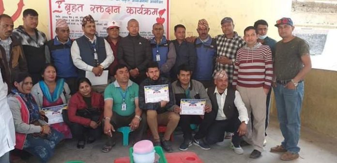 टिकाभैरवमा रक्तदान कार्यक्रम सम्पन्न