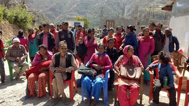 इकुडोलमा बिउवीजन वितरण तथा पशु स्वास्थ्य शिविर सम्पन्न