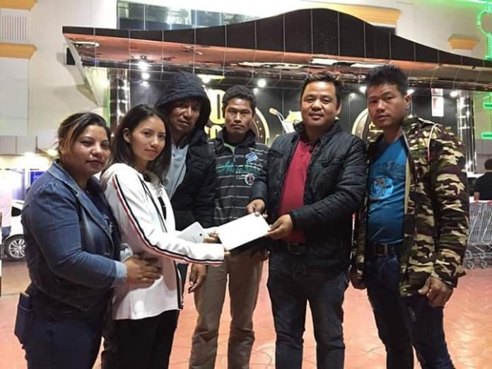 तामाङ समाज कतारद्वारा काभ्रेकी डोल्मालाई आर्थिक सहयोग