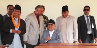 काभ्रेमा पुगेर प्रधानमन्त्री तीन मिनेट नौ कक्षामा