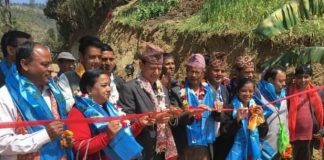 ललितपुरको मध्यमार्गी मोटरबाटो उद्घाटन, स्थानीय खुशी