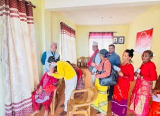 तेमालमा निःशुल्क नसर्ने रोग परीक्षण तथा स्वास्थ्य शिविर हुँदै