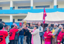 बेथानचोक गाउँपालिकास्तरीय राष्ट्रपति रनिङ शिल्डको उपाधि पार्वतीलाई