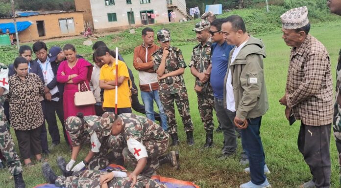 तेमालमा विपद् रोकथाम सम्बन्धी युवा परिचालन कार्यक्रम सम्पन्न